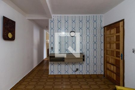Detalhe da sala de estar de casa para alugar com 2 quartos, 116m² em Maracanã, Praia Grande