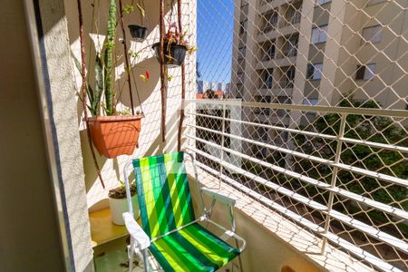 Varanda da Sala de apartamento à venda com 3 quartos, 57m² em Jardim Monte Alegre, São Paulo