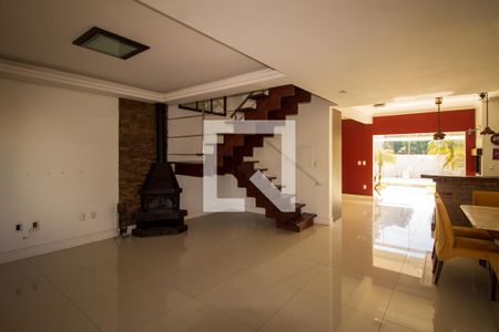 Sala de casa de condomínio à venda com 3 quartos, 186m² em Aberta dos Morros, Porto Alegre