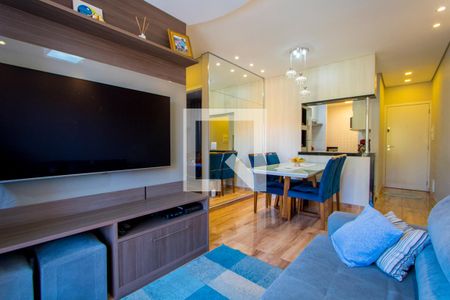 Sala de apartamento para alugar com 2 quartos, 54m² em Vila Humaita, Santo André
