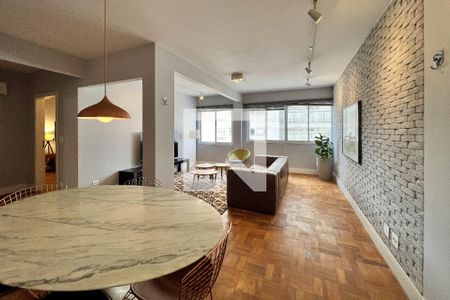 Sala de apartamento para alugar com 2 quartos, 98m² em Vila Nova Conceição, São Paulo