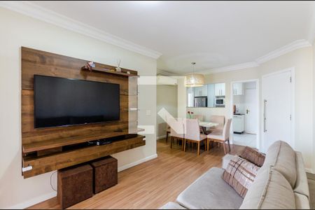 Sala de apartamento para alugar com 3 quartos, 98m² em Gonzaga, Santos