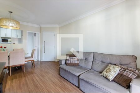 Sala de apartamento para alugar com 3 quartos, 98m² em Gonzaga, Santos