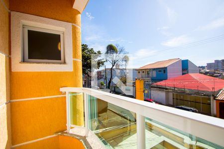 Varanda do quarto 1 de apartamento à venda com 3 quartos, 91m² em Vila Curuçá, Santo André