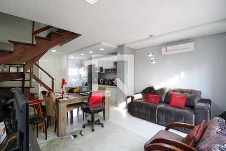 Sala/Cozinha de casa de condomínio à venda com 2 quartos, 130m² em Centro, Canoas