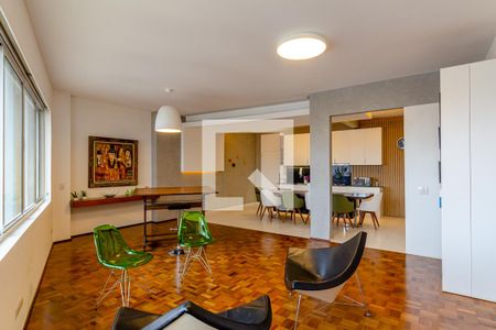 Sala de apartamento à venda com 3 quartos, 168m² em Paraíso, São Paulo