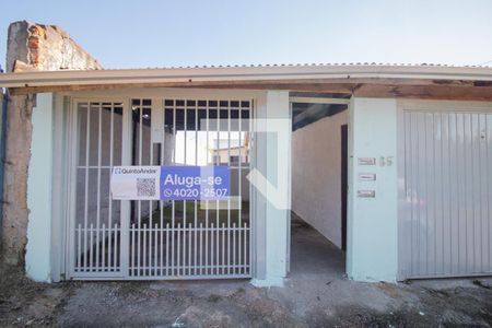 Casa para alugar com 60m², 2 quartos e 1 vagaFachada