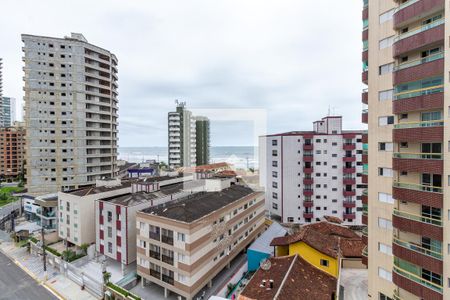 Vista da varanda de apartamento para alugar com 2 quartos, 82m² em Caiçara, Praia Grande