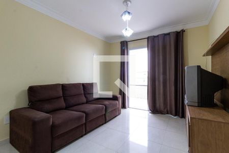 Sala de apartamento para alugar com 2 quartos, 82m² em Caiçara, Praia Grande