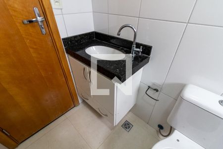 Apartamento para alugar com 82m², 2 quartos e 2 vagasDetalhe do banheiro da suíte
