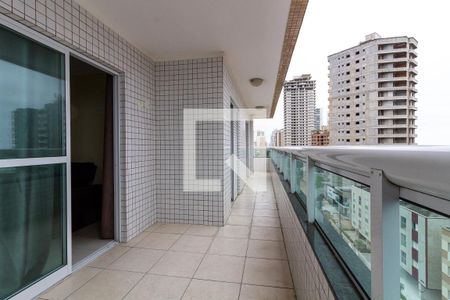 Varanda de apartamento para alugar com 2 quartos, 82m² em Caiçara, Praia Grande