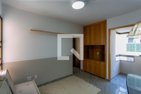 Sala de apartamento para alugar com 1 quarto, 45m² em Santo Antônio, Belo Horizonte