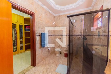 Banheiro da Suíte de casa à venda com 4 quartos, 365m² em Jardim Eulina, Campinas