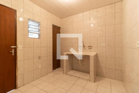 Cozinha de casa para alugar com 1 quarto, 35m² em Vila Brasílio Machado, São Paulo