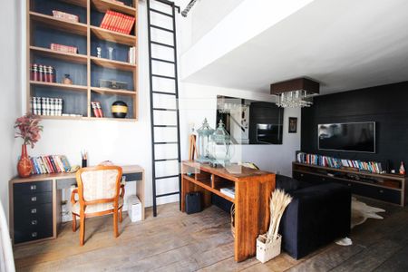 Sala de apartamento à venda com 1 quarto, 90m² em Vila Nova Conceição, São Paulo