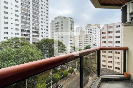 Varanda de apartamento à venda com 1 quarto, 55m² em Jardim Paulista, São Paulo