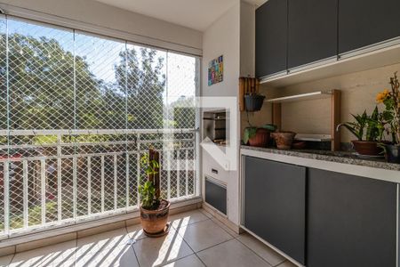 Varanda Gourmet de apartamento para alugar com 3 quartos, 85m² em Jardim Tupanci, Barueri
