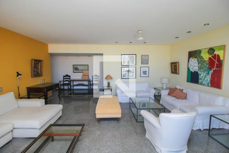 Sala de Estar de apartamento para alugar com 3 quartos, 288m² em Laranjeiras, Rio de Janeiro