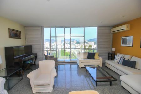 Sala de Estar de apartamento para alugar com 3 quartos, 288m² em Laranjeiras, Rio de Janeiro