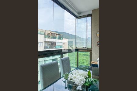 Varanda  de apartamento à venda com 3 quartos, 143m² em Recreio dos Bandeirantes, Rio de Janeiro