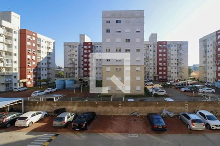 Sala/Cozinha- Vista de apartamento à venda com 2 quartos, 54m² em Fátima, Canoas