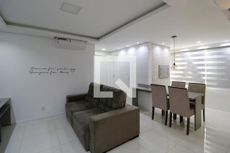 Sala/Cozinha de apartamento à venda com 2 quartos, 54m² em Fátima, Canoas