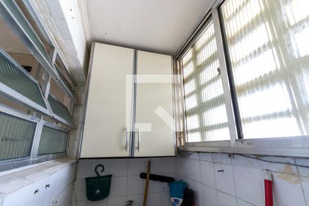 Detalhe da área de serviço de apartamento para alugar com 1 quarto, 58m² em Ocian, Praia Grande