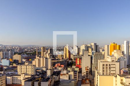 Vista da Sala de apartamento à venda com 1 quarto, 31m² em Santa Efigênia, São Paulo