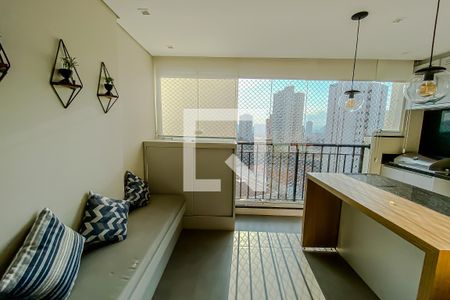 Varanda gourmet de apartamento à venda com 2 quartos, 65m² em Vila Bertioga, São Paulo