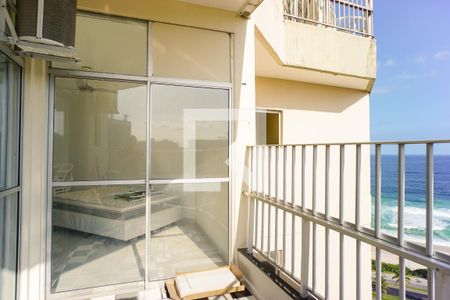 Varanda da Sala de apartamento para alugar com 1 quarto, 55m² em Barra da Tijuca, Rio de Janeiro