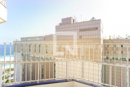 Varanda da Sala de apartamento para alugar com 1 quarto, 55m² em Barra da Tijuca, Rio de Janeiro