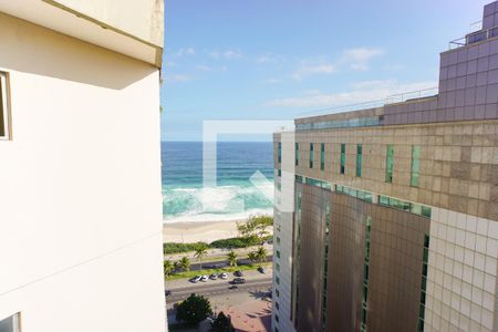 Varanda da Sala de apartamento para alugar com 1 quarto, 55m² em Barra da Tijuca, Rio de Janeiro