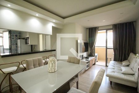 Sala de apartamento para alugar com 2 quartos, 62m² em Parque Peruche, São Paulo