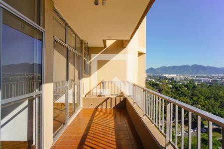 Varanda da Sala de apartamento à venda com 1 quarto, 74m² em Barra da Tijuca, Rio de Janeiro