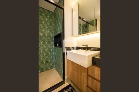Banheiro  de kitnet/studio para alugar com 1 quarto, 41m² em Vila Mariana, São Paulo