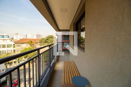 Studio para alugar com 41m², 1 quarto e sem vagaVaranda 