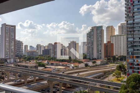 Vista da Varanda de apartamento para alugar com 1 quarto, 36m² em Brooklin, São Paulo