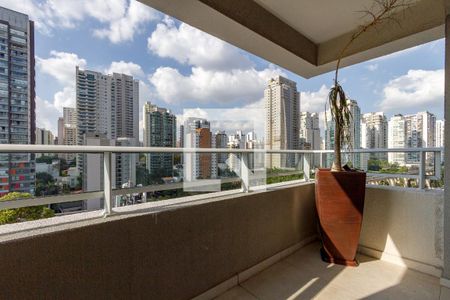 Varanda de apartamento para alugar com 1 quarto, 36m² em Brooklin, São Paulo