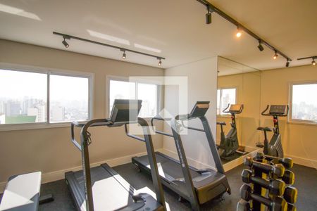 Studio para alugar com 24m², 1 quarto e sem vaga Studio para alugar com 24m², 1 quarto e sem vagaÁrea comum - Academia