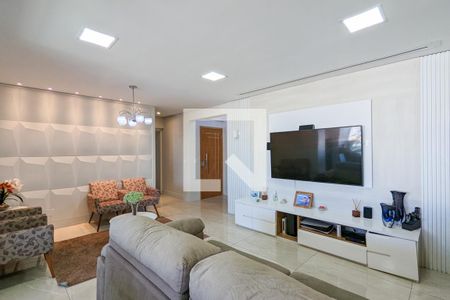 Sala de apartamento à venda com 3 quartos, 129m² em Jardim do Mar, São Bernardo do Campo