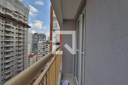 Varanda de apartamento à venda com 1 quarto, 25m² em Pinheiros, São Paulo