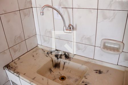 Cozinha de kitnet/studio para alugar com 1 quarto, 28m² em Oswaldo Cruz, São Caetano do Sul