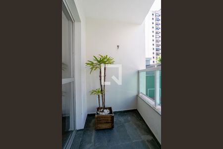Varanda da sala de apartamento para alugar com 3 quartos, 77m² em Santa Teresinha, São Paulo