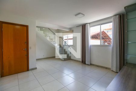 Sala de apartamento à venda com 3 quartos, 77m² em Jardim América, Belo Horizonte