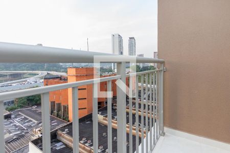 Varanda de kitnet/studio à venda com 1 quarto, 30m² em Jardim Caravelas, São Paulo