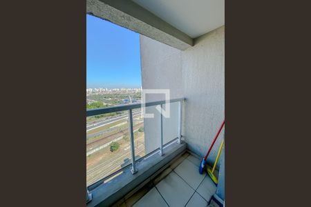 Varanda da sala de apartamento à venda com 2 quartos, 47m² em Tatuapé, São Paulo