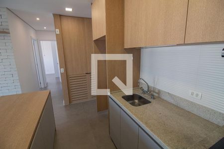 cozinha de apartamento para alugar com 2 quartos, 63m² em Campo Belo, São Paulo