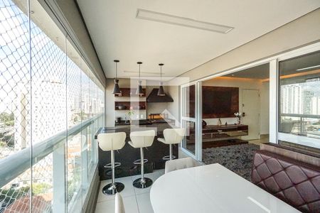 Varanda de apartamento à venda com 3 quartos, 127m² em Tatuapé, São Paulo