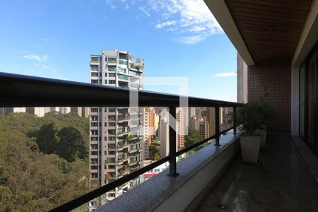 Varanda da Sala de apartamento para alugar com 4 quartos, 370m² em Vila Suzana, São Paulo