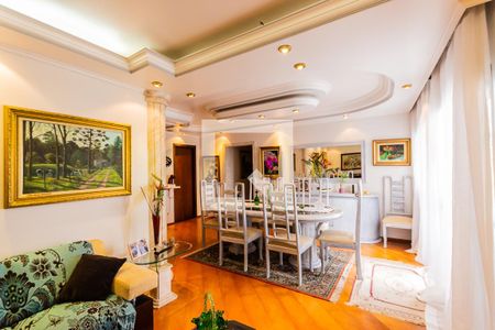 Sala de apartamento à venda com 3 quartos, 126m² em Vila Valparaíso, Santo André